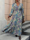 Retro Fully Printed Maxi Dress