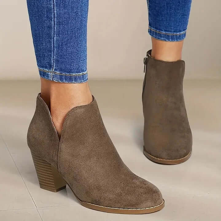 Women's - Comfortable Ankle Boots - Durable Material - Stylish Design - Supportive Fit
