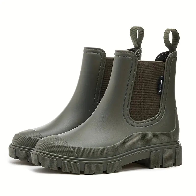 Women's - Waterproof Rain Boots - Trendy & Durable Footwear - Stylish Protection for Any Weather