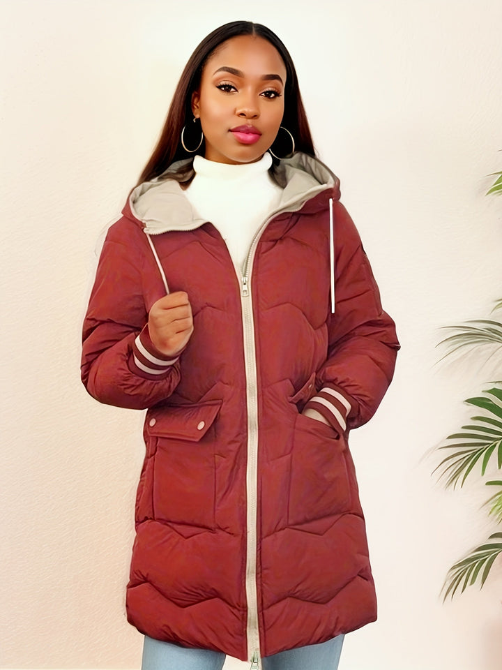 Warm winter puffer jacket