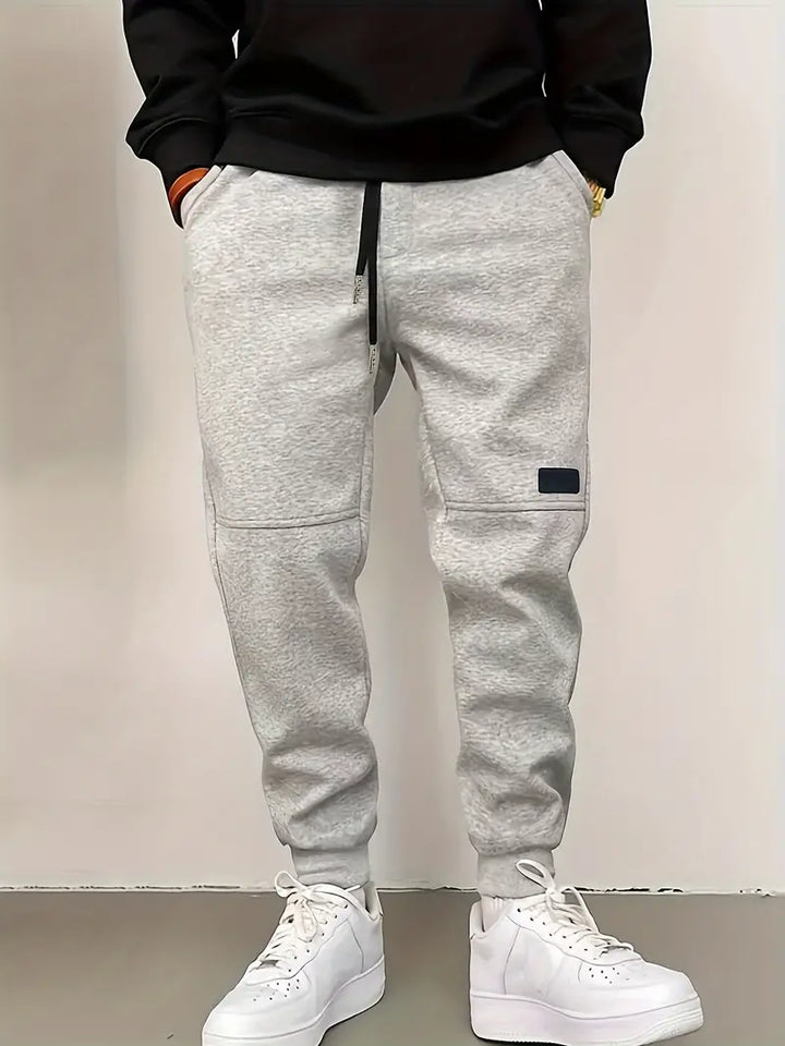 Casual Jogging Pants With Drawstring and Loose Fit