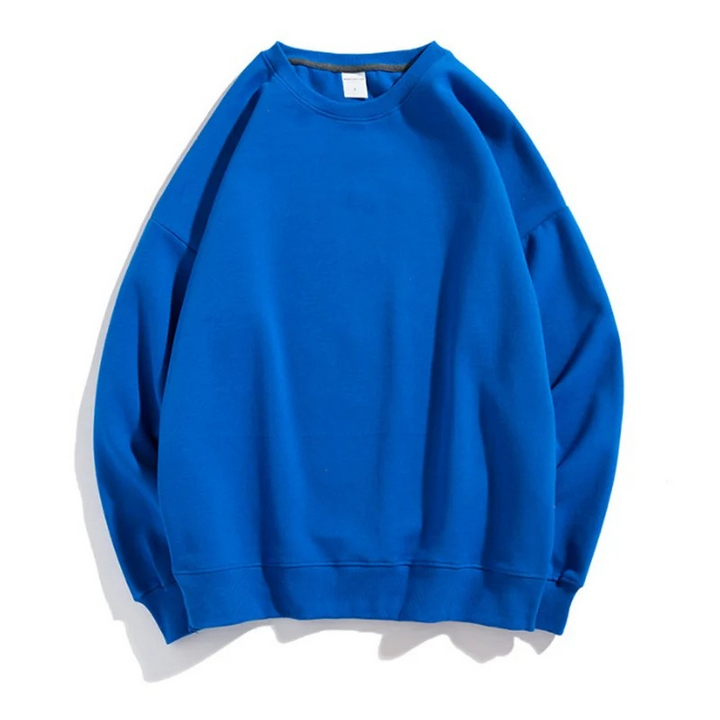 Basic sweatshirt with a round neckline for everyday comfort