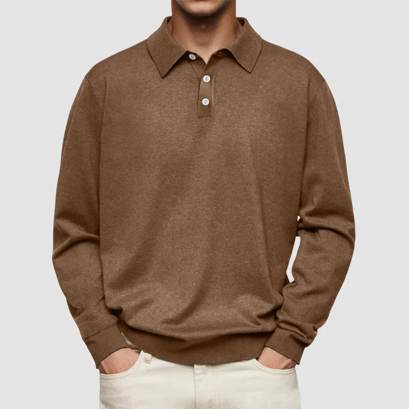 Men's - Polo Shirt - Soft Cotton Blend - Solid Colour - Versatile Casual Style for Every Occasion