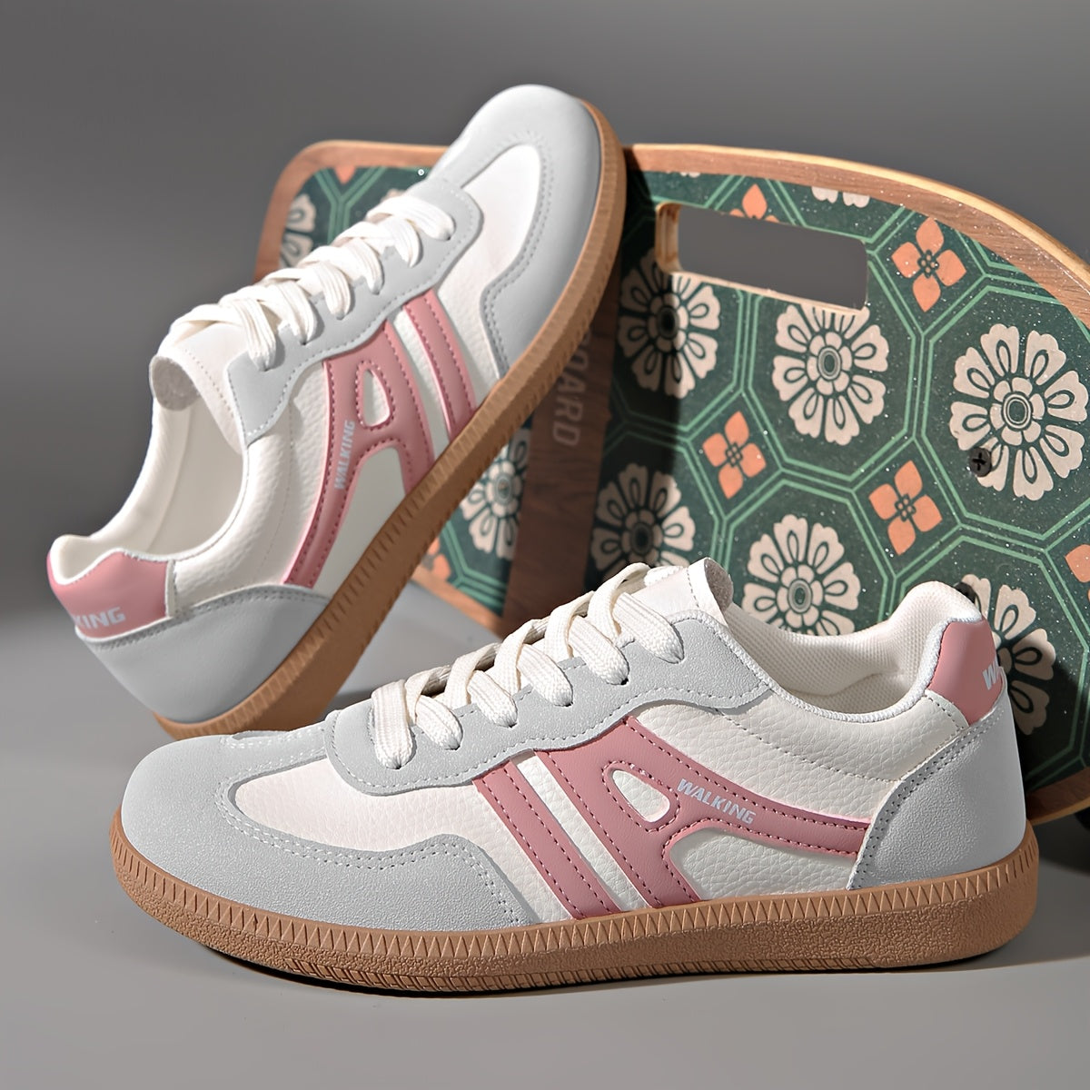 Women's - Comfortable Sneakers - Breathable Fabric - Stylish and Supportive Shoes
