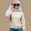 Turtleneck jumper for women