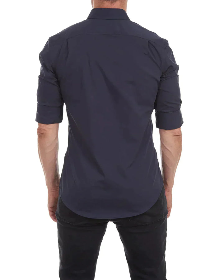 Elite stretch zip shirt for casual looks