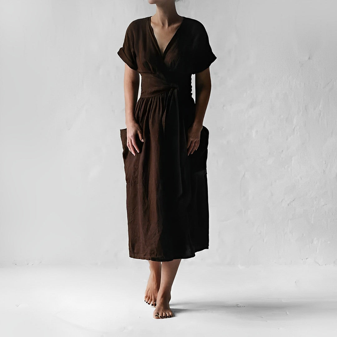 Elegant linen dress