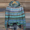 Ladies Knitted Jumper Warm Multicoloured