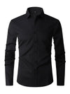 Stylish Long-Sleeved Shirt For Semi-Formal Occasions