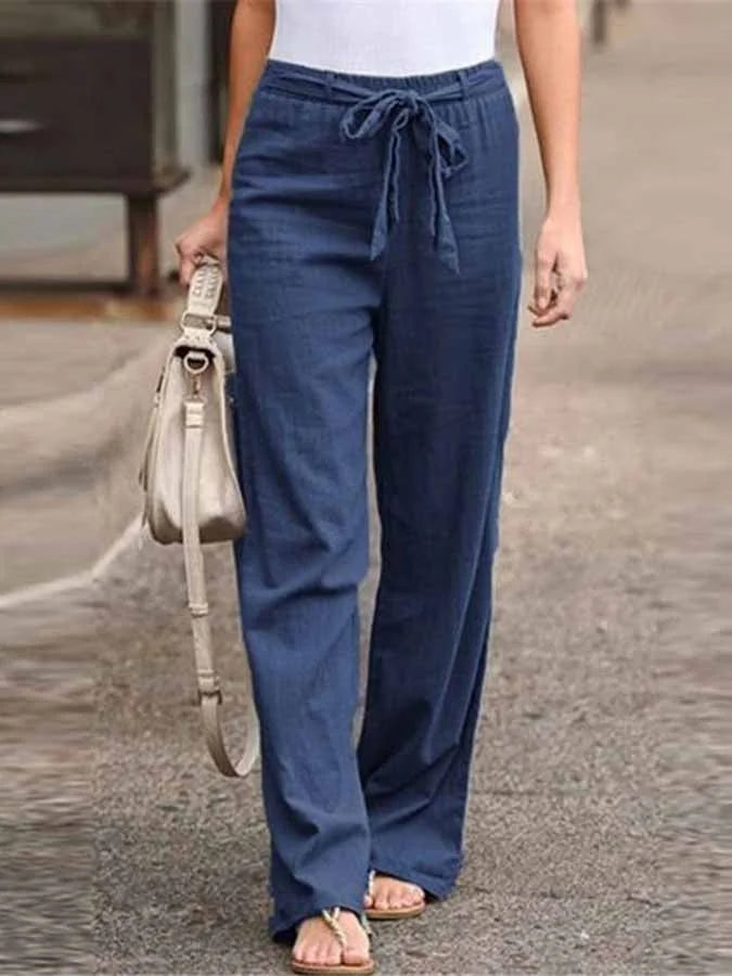 Relaxed linen trousers