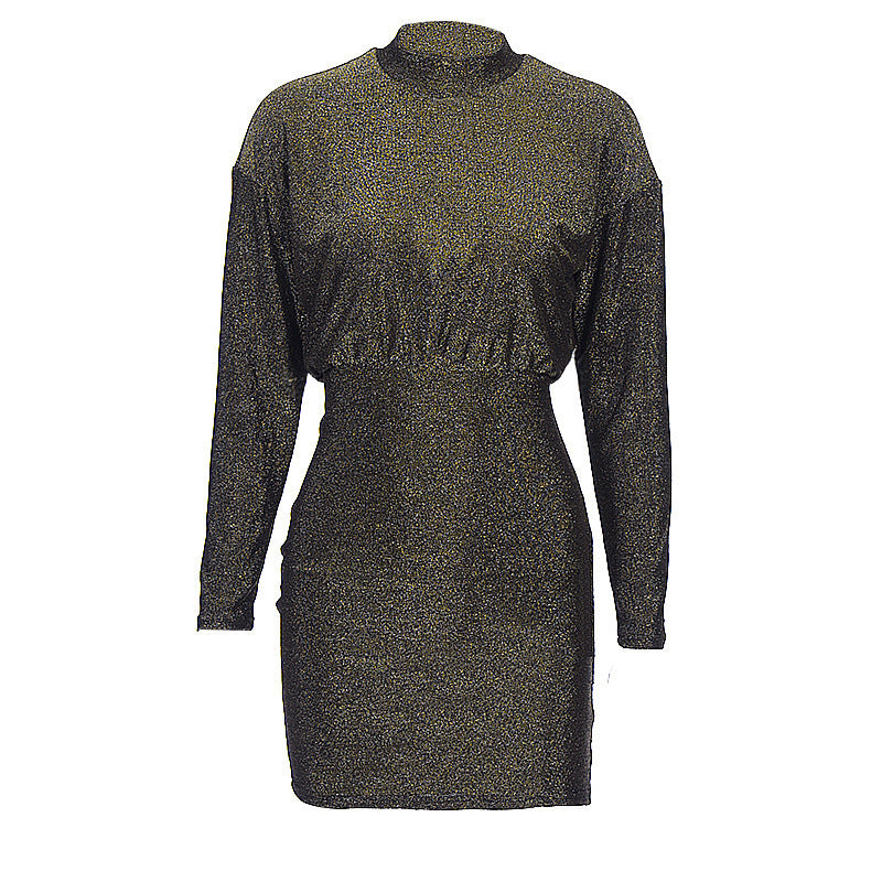 Timeless style dress fashion women in glitter