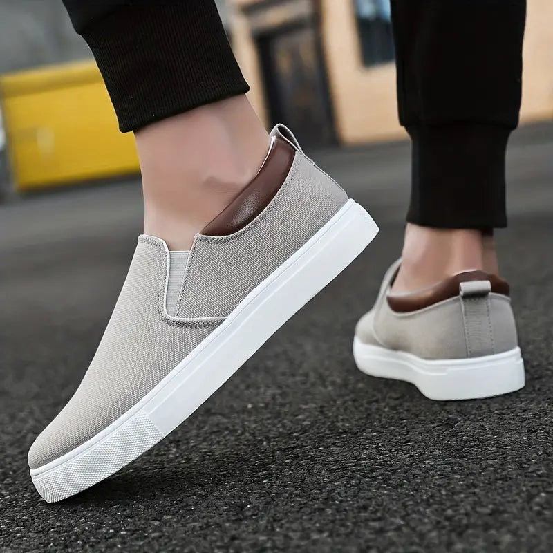 Slipper vulcanised flat shoes