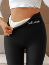 Lined slimming leggings