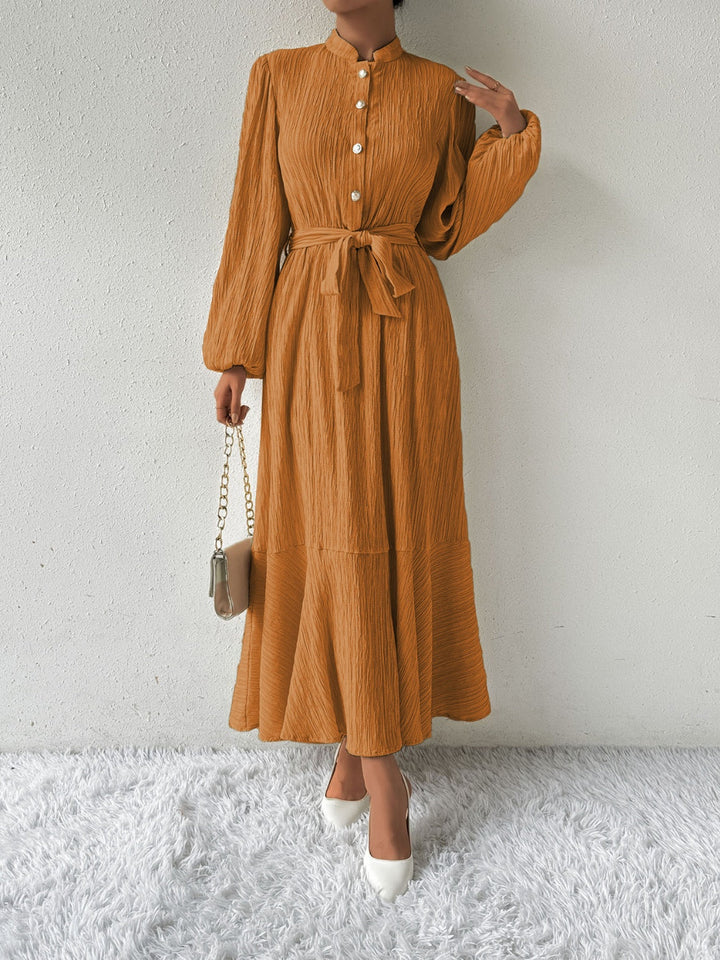 Women's - Elegant Long Sleeve Dress - Stylish Design - Perfect for Any Occasion - Women's Fashion