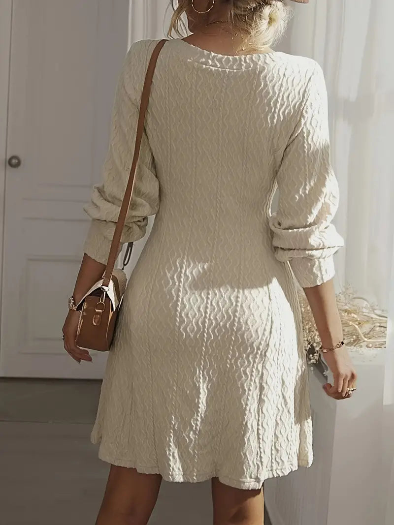 Knitted jumper dress