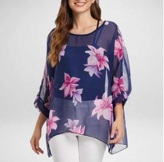 Trendy beach holiday sun protection clothing blouse