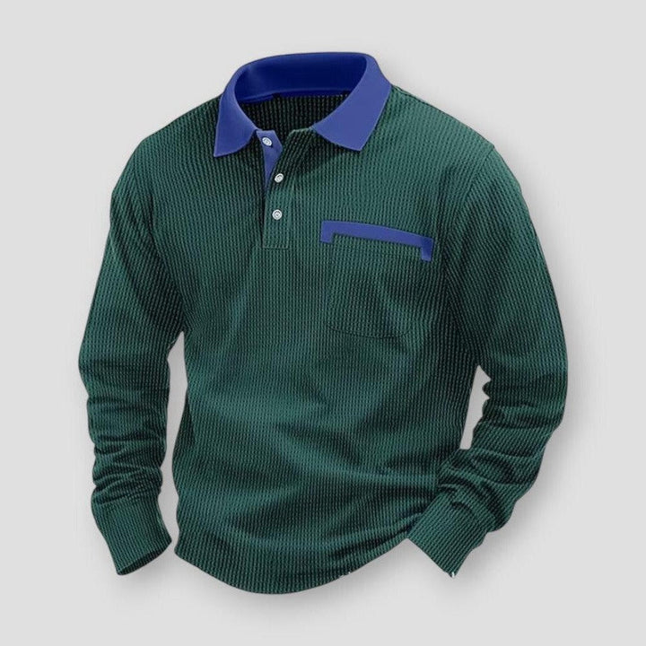 Men - Polo Shirt - Comfortable Cotton - Stylish Dover Design for Casual Wear