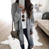 Stylish checked loose cardigan