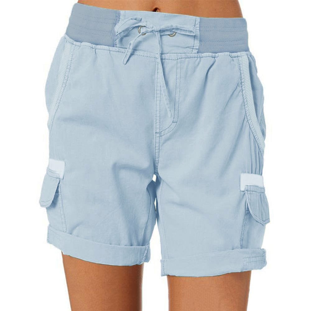 Elegant shorts with high waist