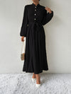 Women's - Elegant Long Sleeve Dress - Stylish Design - Perfect for Any Occasion - Women's Fashion