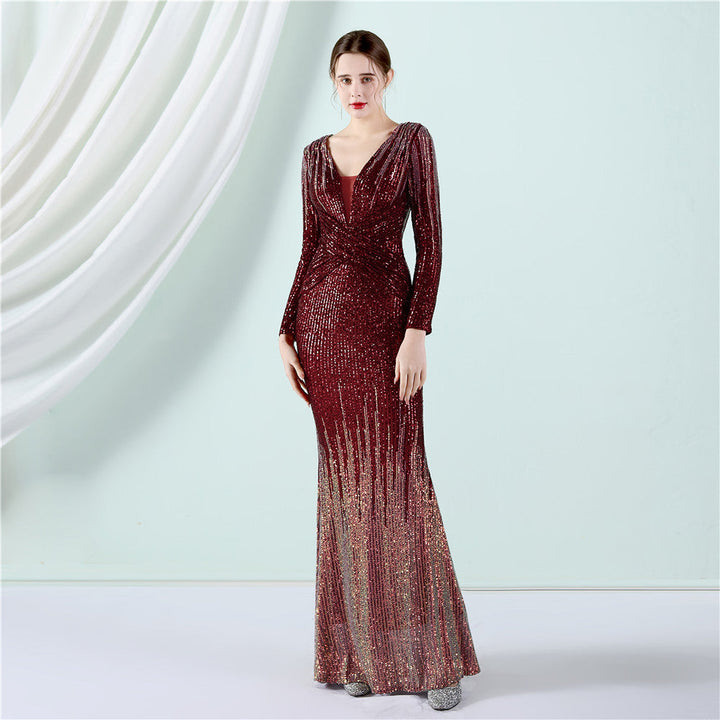 Fashion Long Sequin Dress Toast Clothing