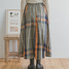 Modern Fashion Artistic Loose Cotton and Linen Skirt