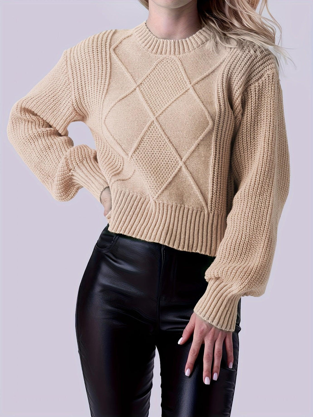 Knitted jumper for women