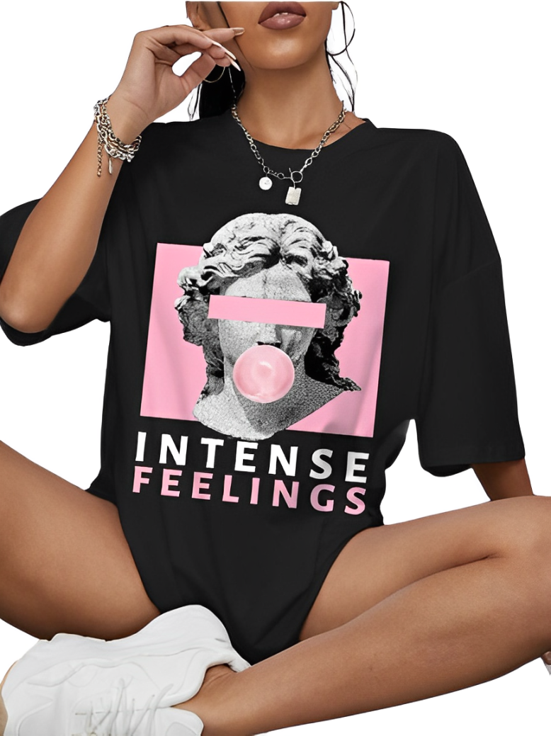 Intense feeling breathable T-shirt