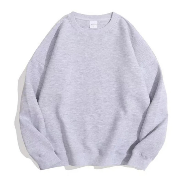 Basic sweatshirt with a round neckline for everyday comfort