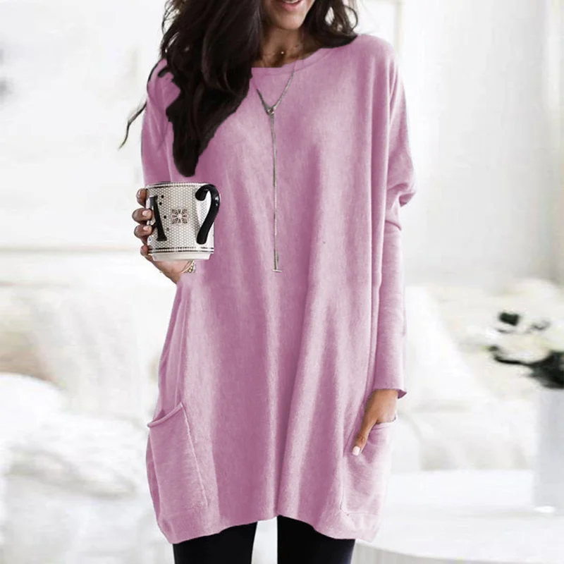 Casual long-sleeved top