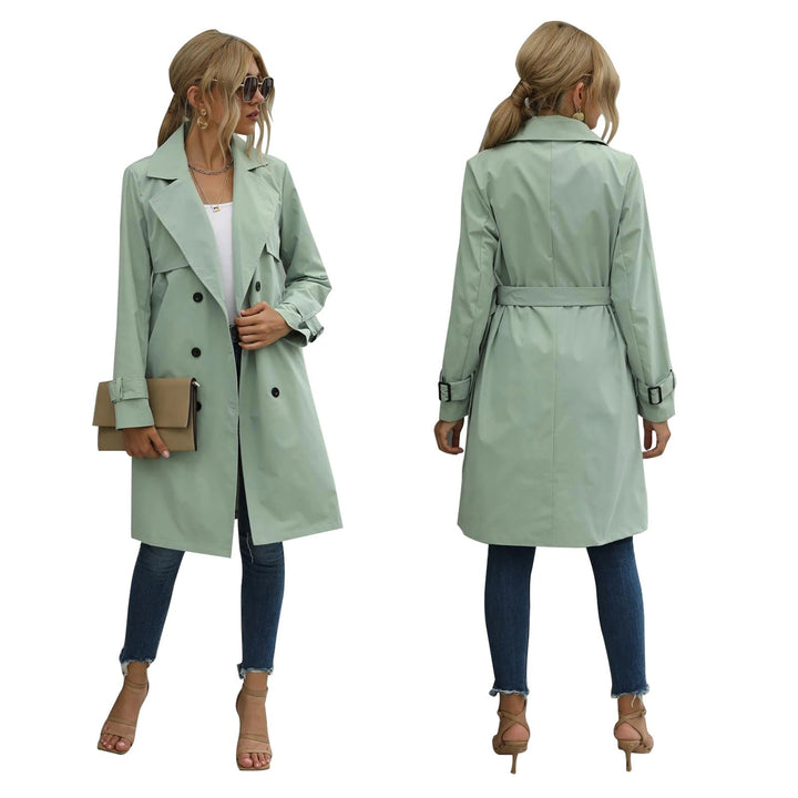 Spring and summer trench coat jacket for women