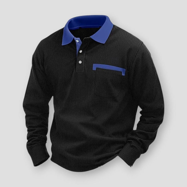 Men - Polo Shirt - Comfortable Cotton - Stylish Dover Design for Casual Wear