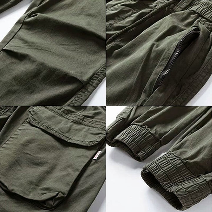 Stretchy cargo trousers for optimum comfort