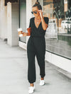 Summer jumpsuit with short sleeves