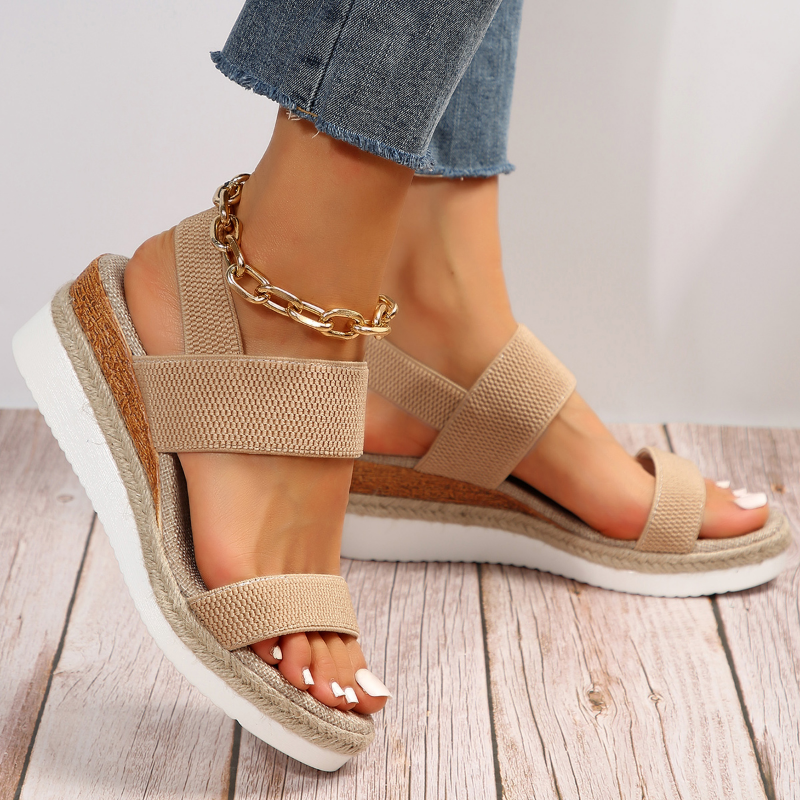 Women's - All-Day Comfort Sandals - Soft Material - Casual Style Footwear