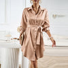 Women's - Elegant Shirt Dress - Stylish Design - Comfortable Fabric - Perfect for Any Occasion
