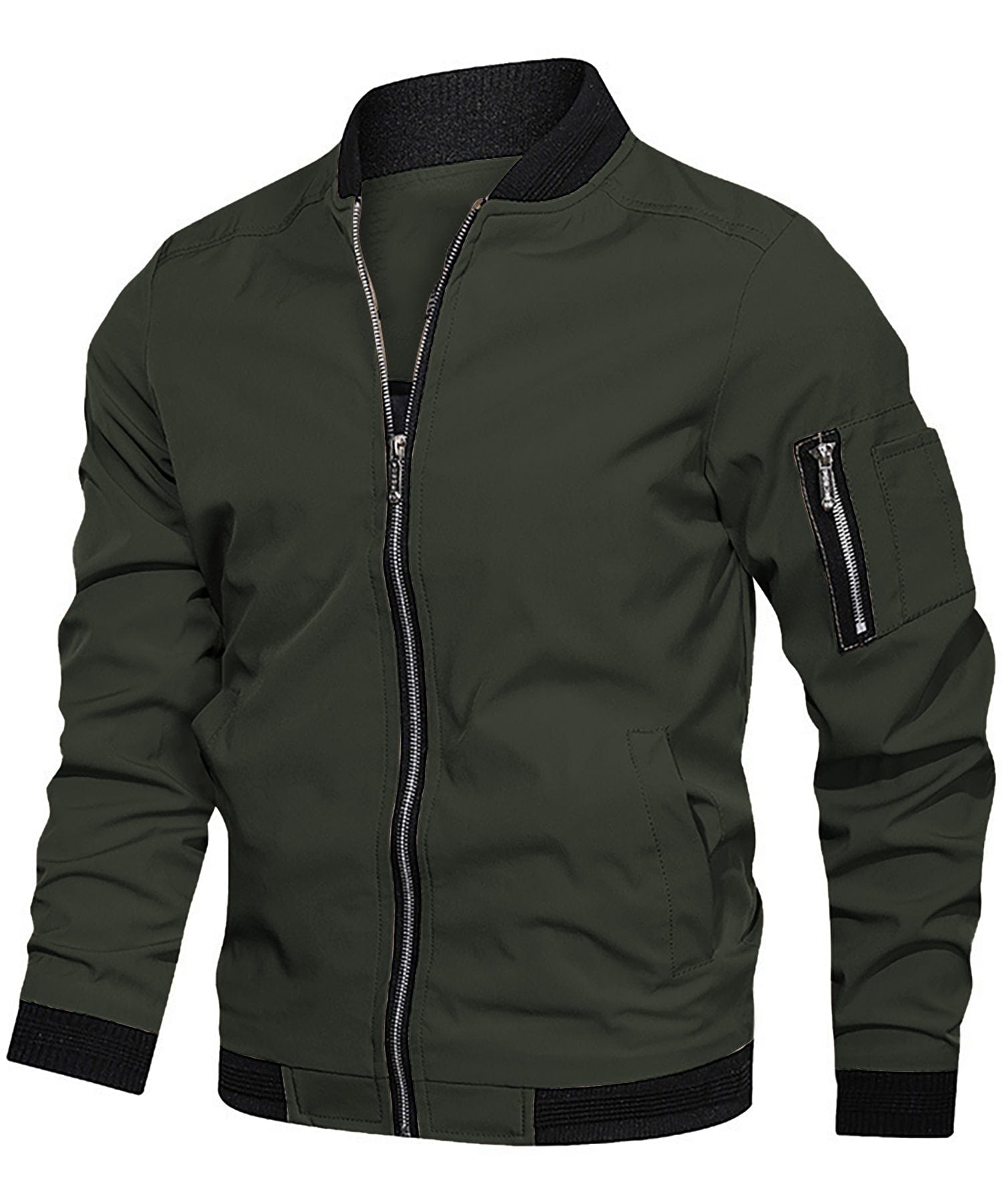 Men's - Stylish Bomber Jacket - Classic Unique Designs - Trendy Outerwear