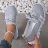 Breathable knitted trainers