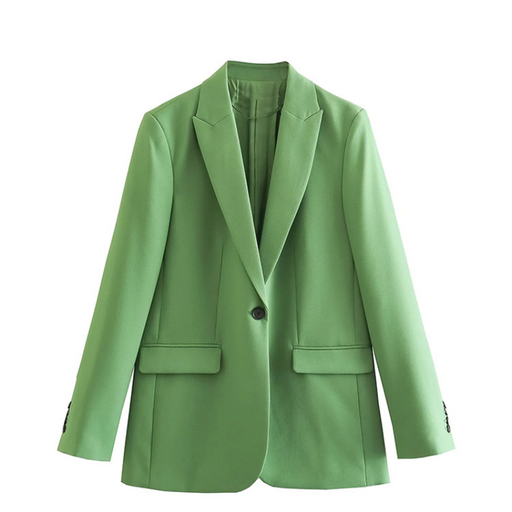 Solid two-piece ladies' suit