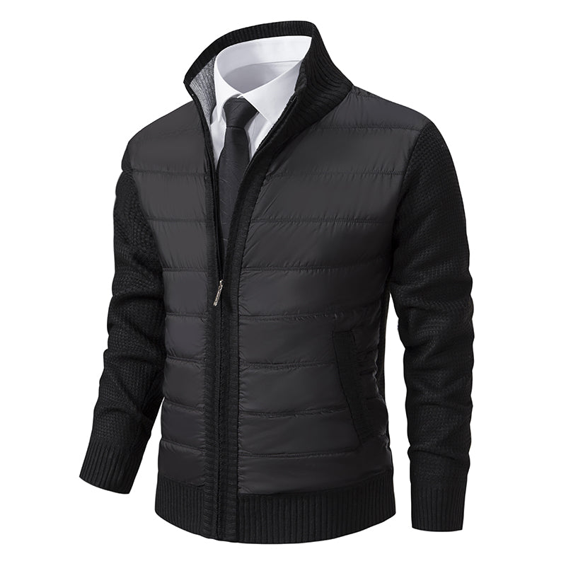 Men's - Winter Cardigan - Stylish Zip-Up Knitwear - Cozy & Warm