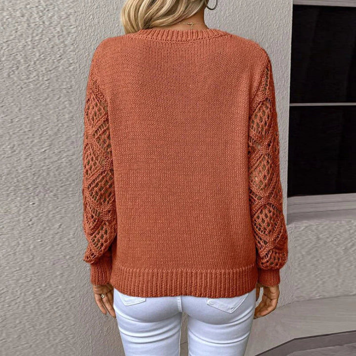 Elegant jumper with V-neck