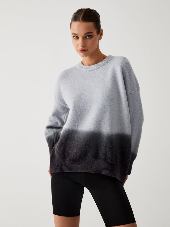 Ombre oversized jumper