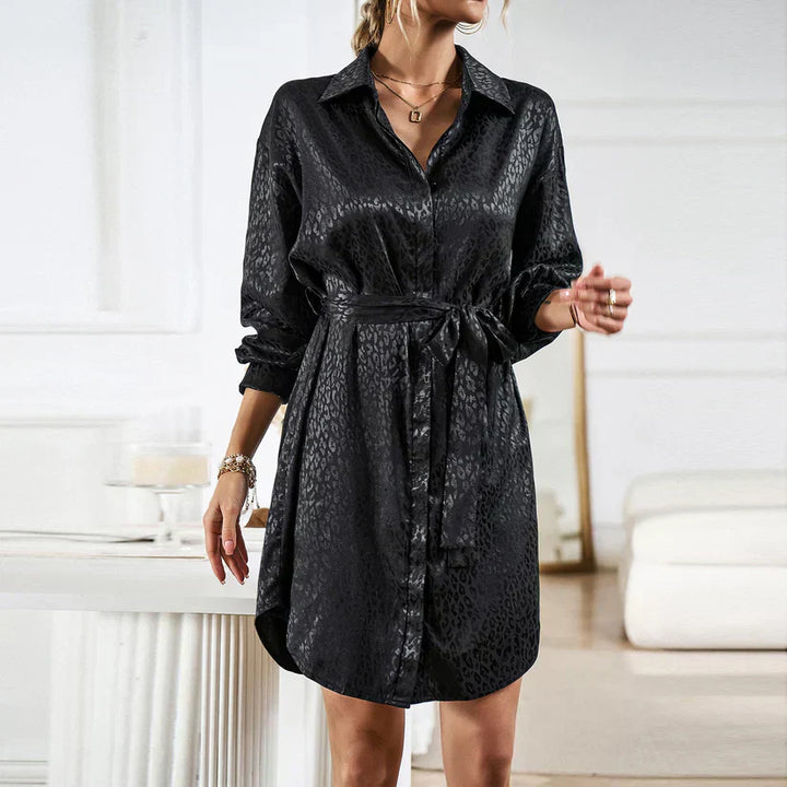 Women's - Elegant Shirt Dress - Stylish Design - Comfortable Fabric - Perfect for Any Occasion