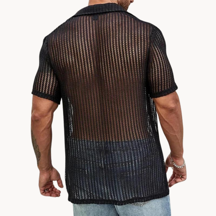 Hollow body knitted shirt