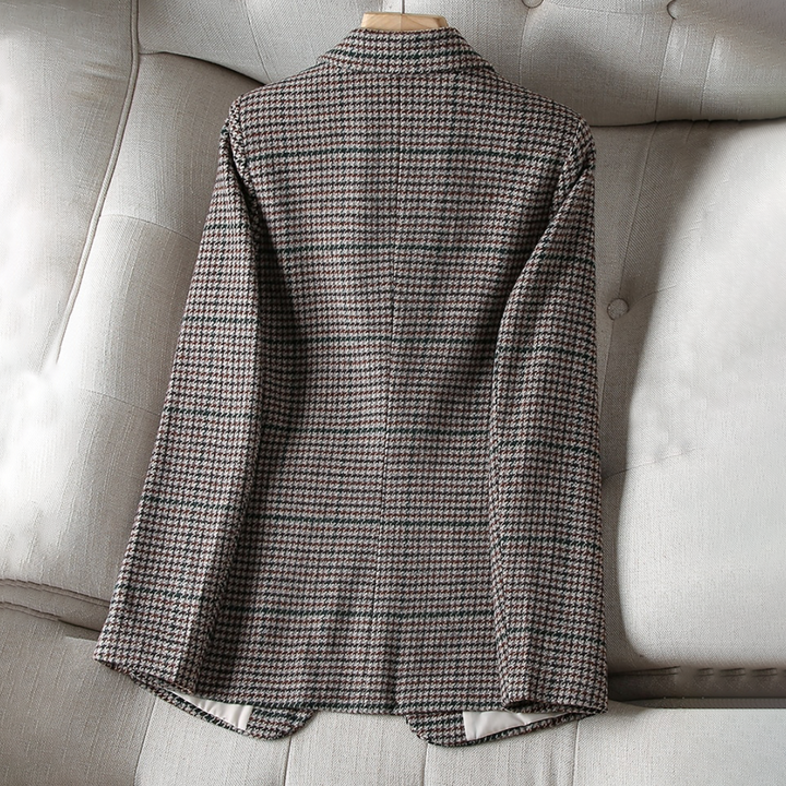 Checked deluxe blazer