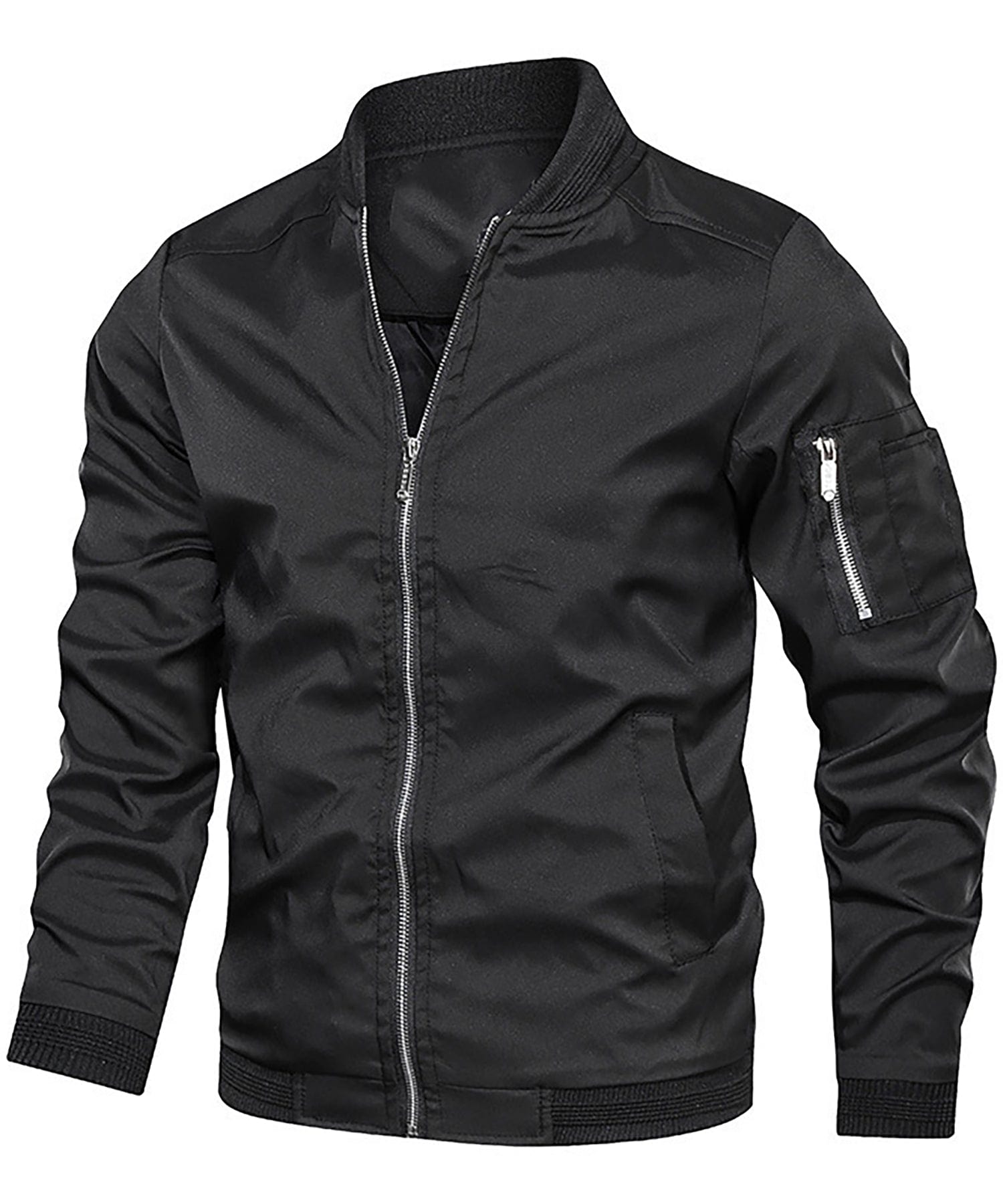 Men's - Stylish Bomber Jacket - Classic Unique Designs - Trendy Outerwear