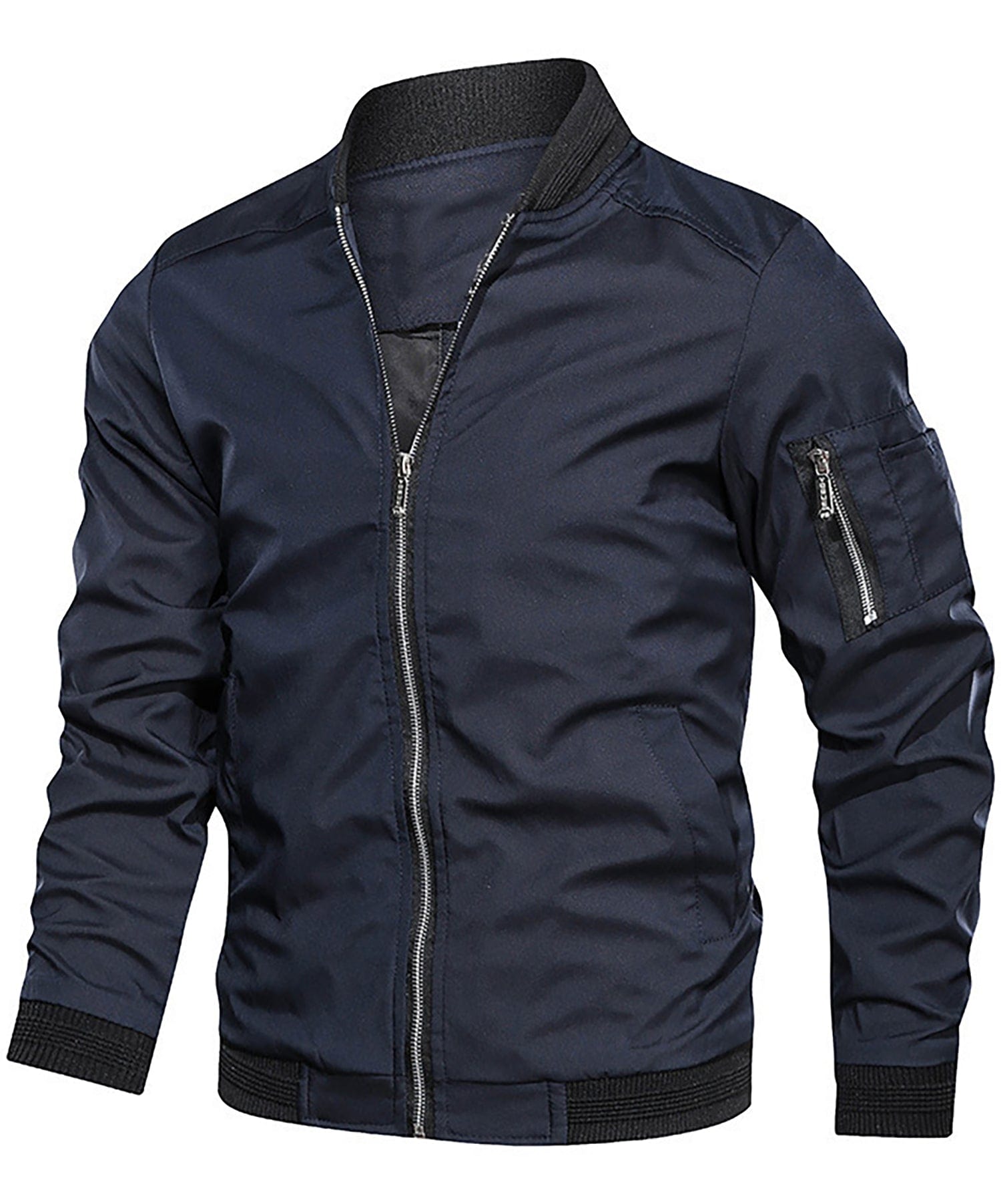 Men's - Stylish Bomber Jacket - Classic Unique Designs - Trendy Outerwear