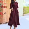 Chic Elegant dress with half sleeves