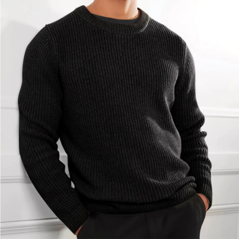 Men's - Autumn Sweater - Breathable Fabric - Comfortable Knit - Perfect for Layering