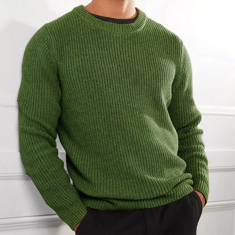 Men's - Autumn Sweater - Breathable Fabric - Comfortable Knit - Perfect for Layering
